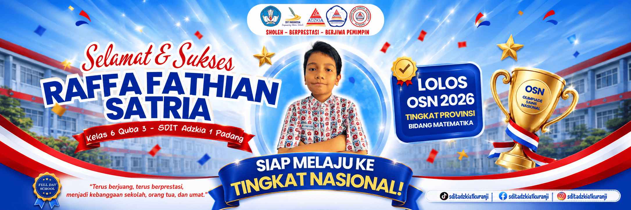 Prestasi SDIT Adzkia 1 Padang